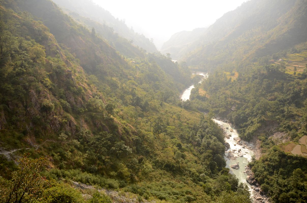 18 View Down Valley Just After Khibang On Trek From Boghara To Darbang Around Dhaulagiri 